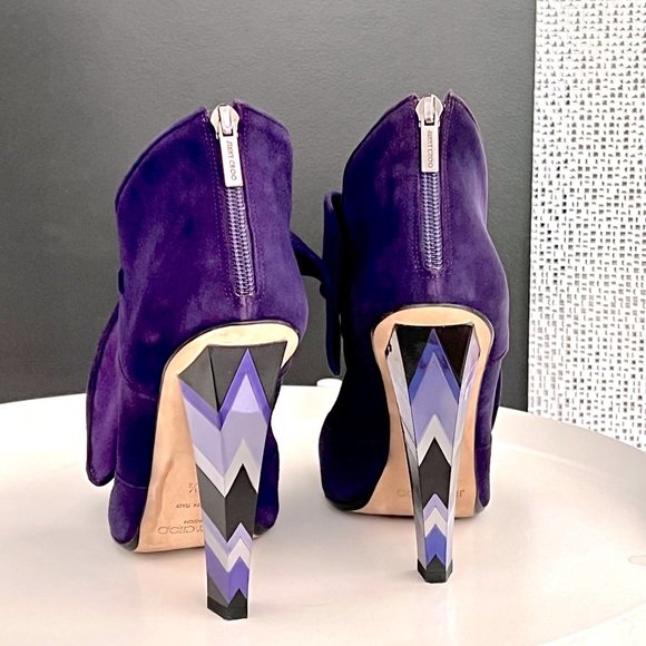 Jimmy Choo Erica Ankle Bootie Dark
Purple Suede - Picture 9 of 16